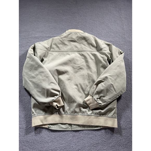 Vintage Kentfield Jacket Mens Medium Beige Sherpa Lined 80s Retro - Picture 6 of 8